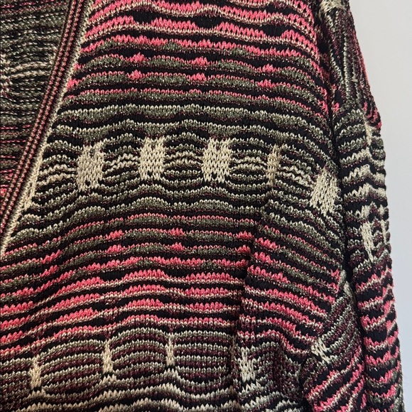 M Missoni Patterned Knit Open Front Cardigan S - Picture 2 of 13